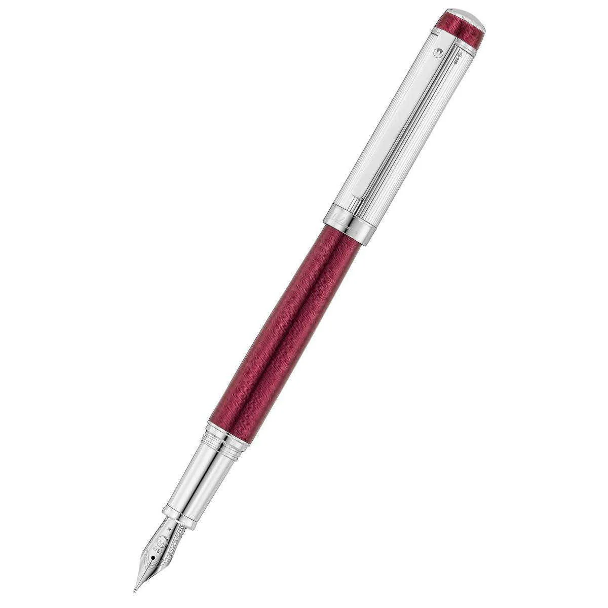 Waldmann Pens Grandeur Stainless Steel Nib Fountain Pen - Burgundy - Image 3
