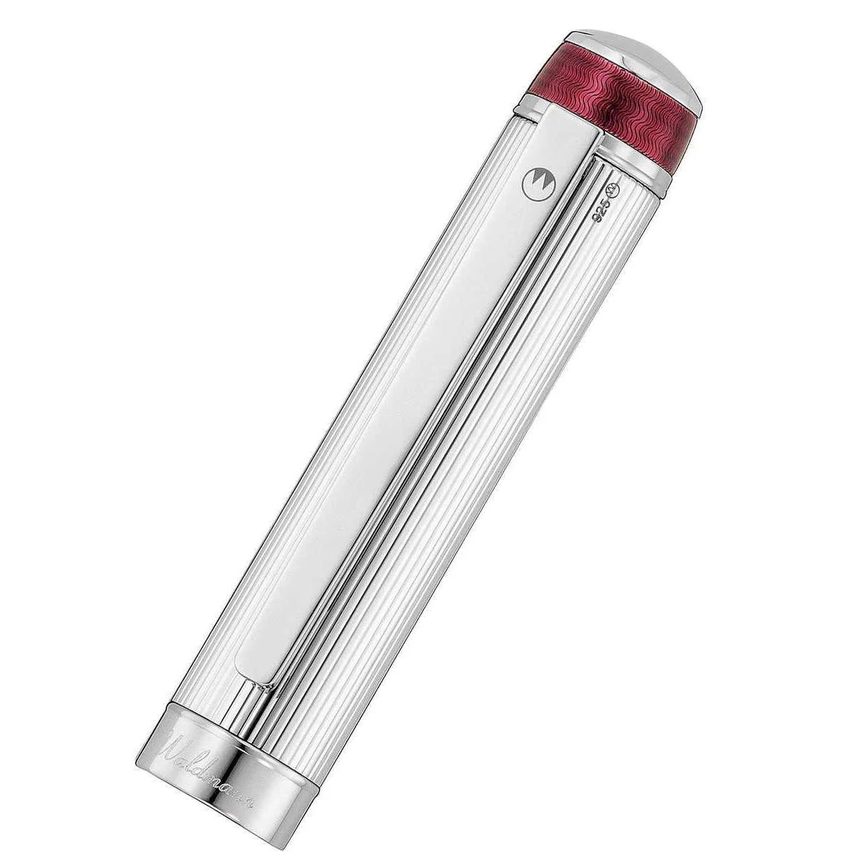 Waldmann Pens Grandeur Stainless Steel Nib Fountain Pen - Burgundy - Image 4