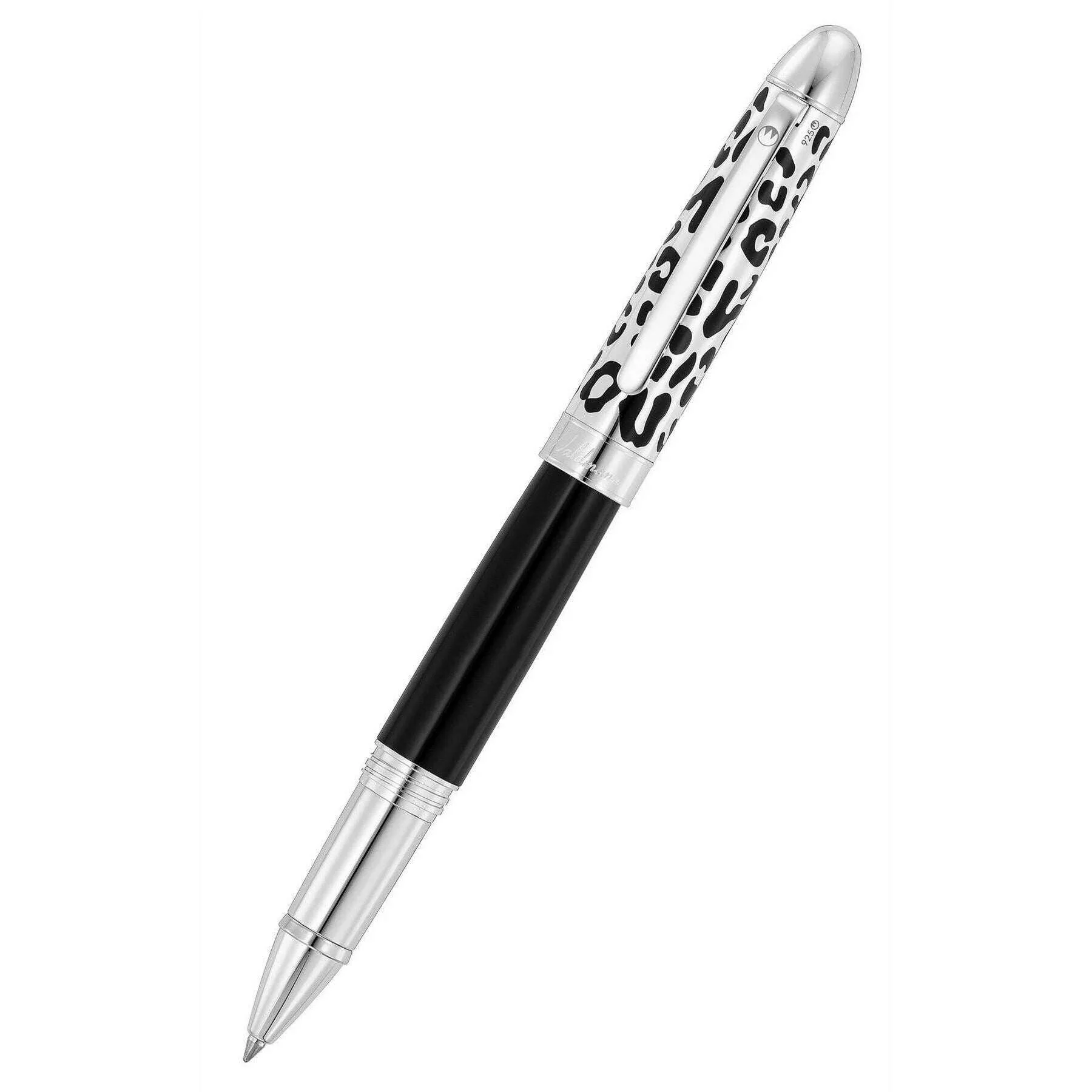 Waldmann Pens Leopard Rollerball Pen - Silver/Black