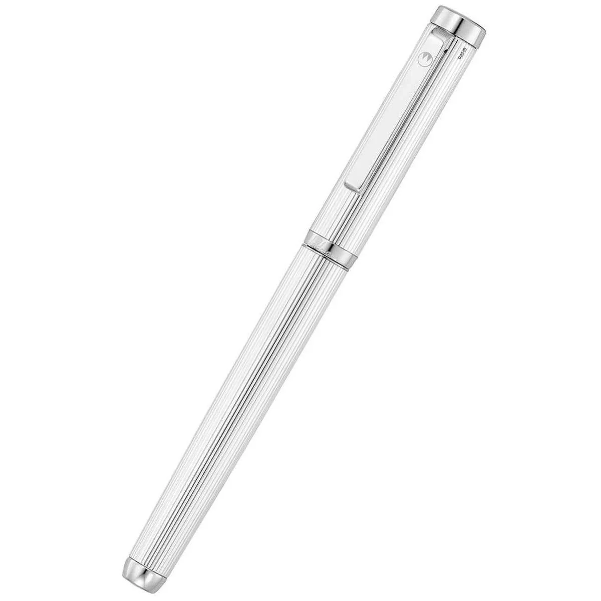 Waldmann Pens Liberty Stainless Steel Nib Fountain Pen - All Silver - Image 2