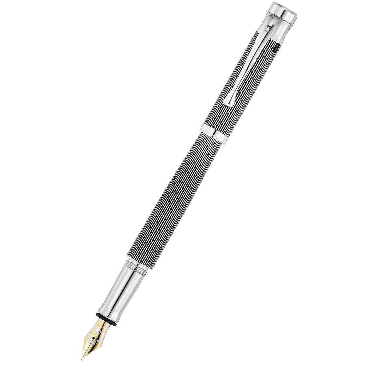 Waldmann Pens Tango Imagine 18ct Gold Nib Fountain Pen - Black - Image 3