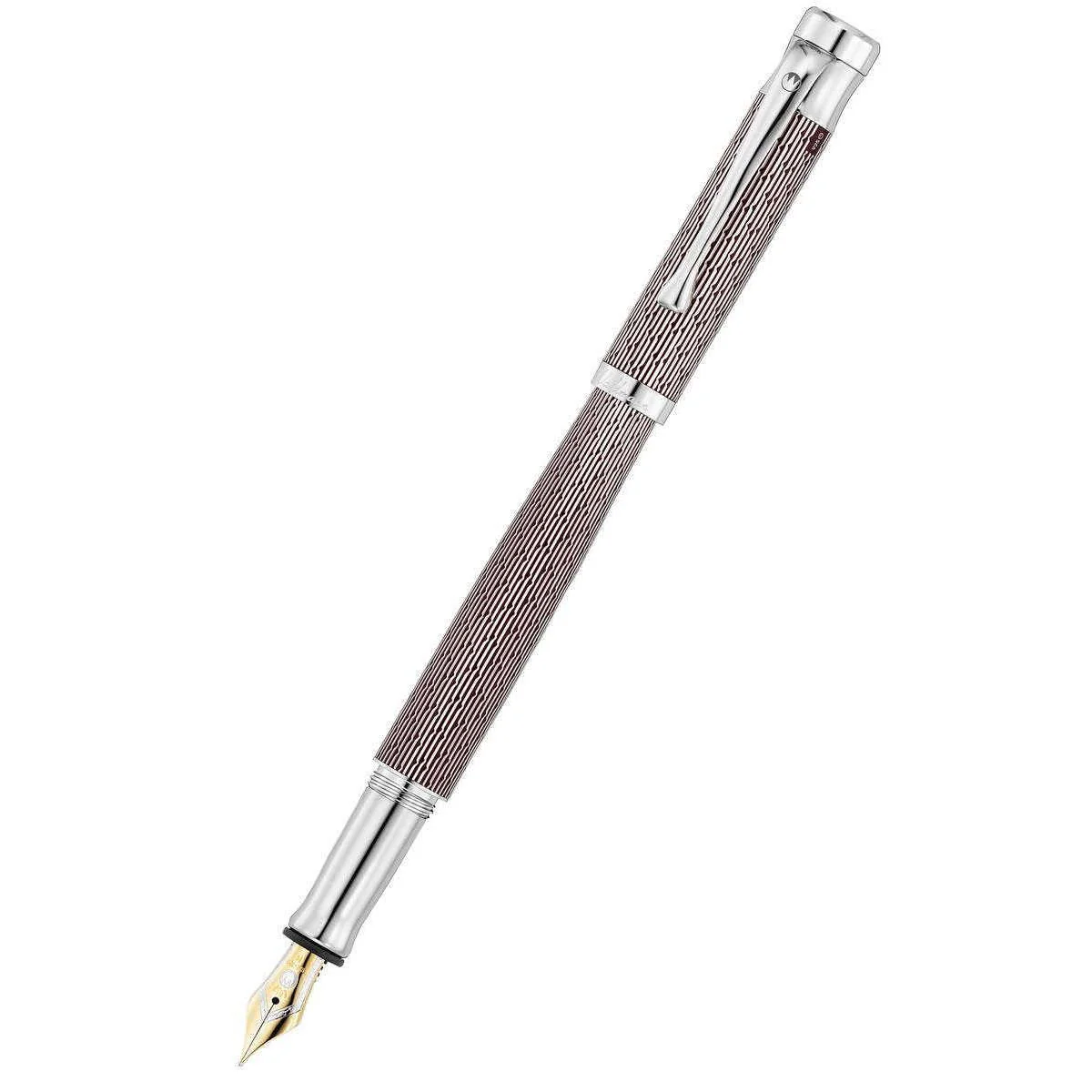 Waldmann Pens Tango Imagine 18ct Gold Nib Fountain Pen - Burgundy - Image 3