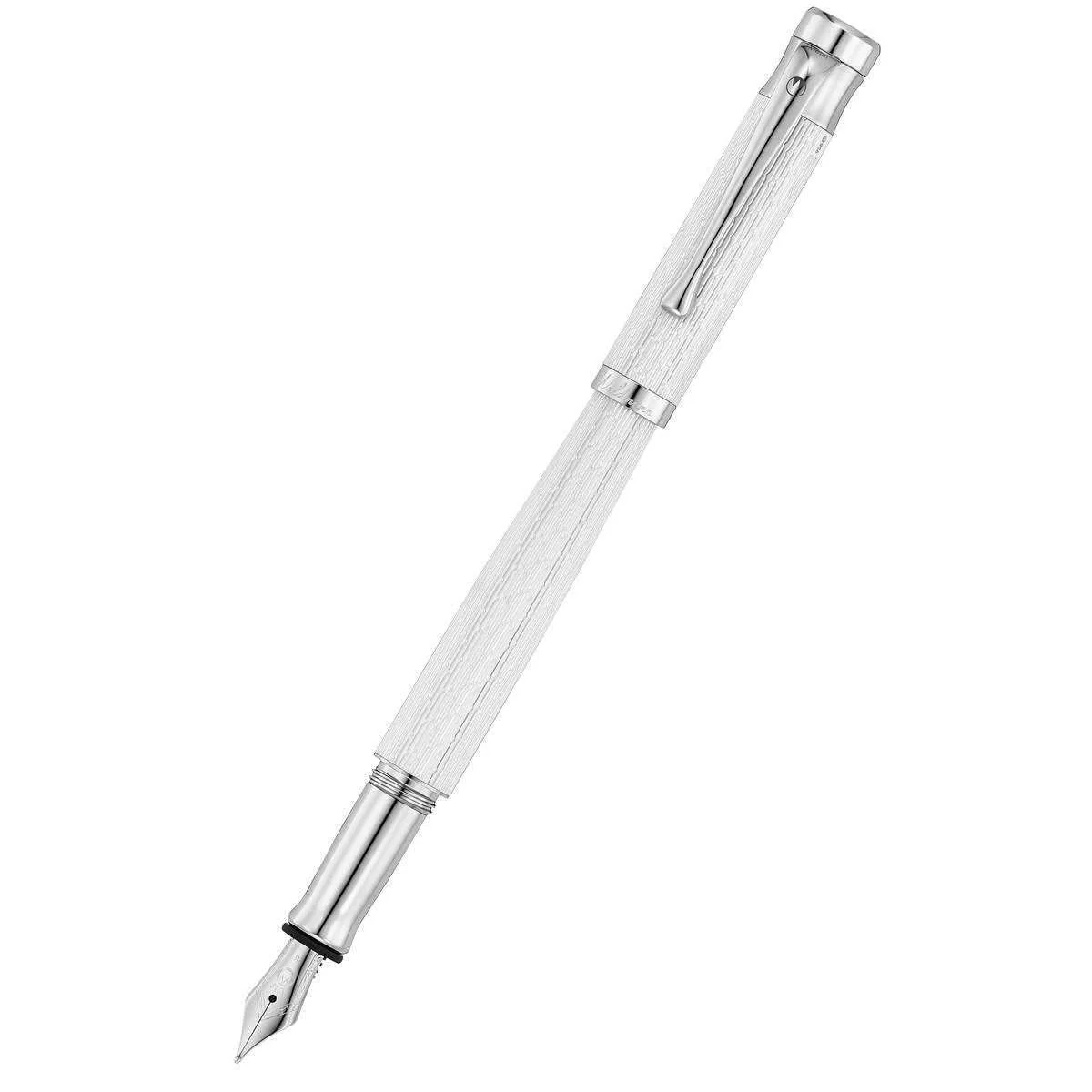 Waldmann Pens Tango Imagine Stainless Steel Nib Fountain Pen - White - Image 3