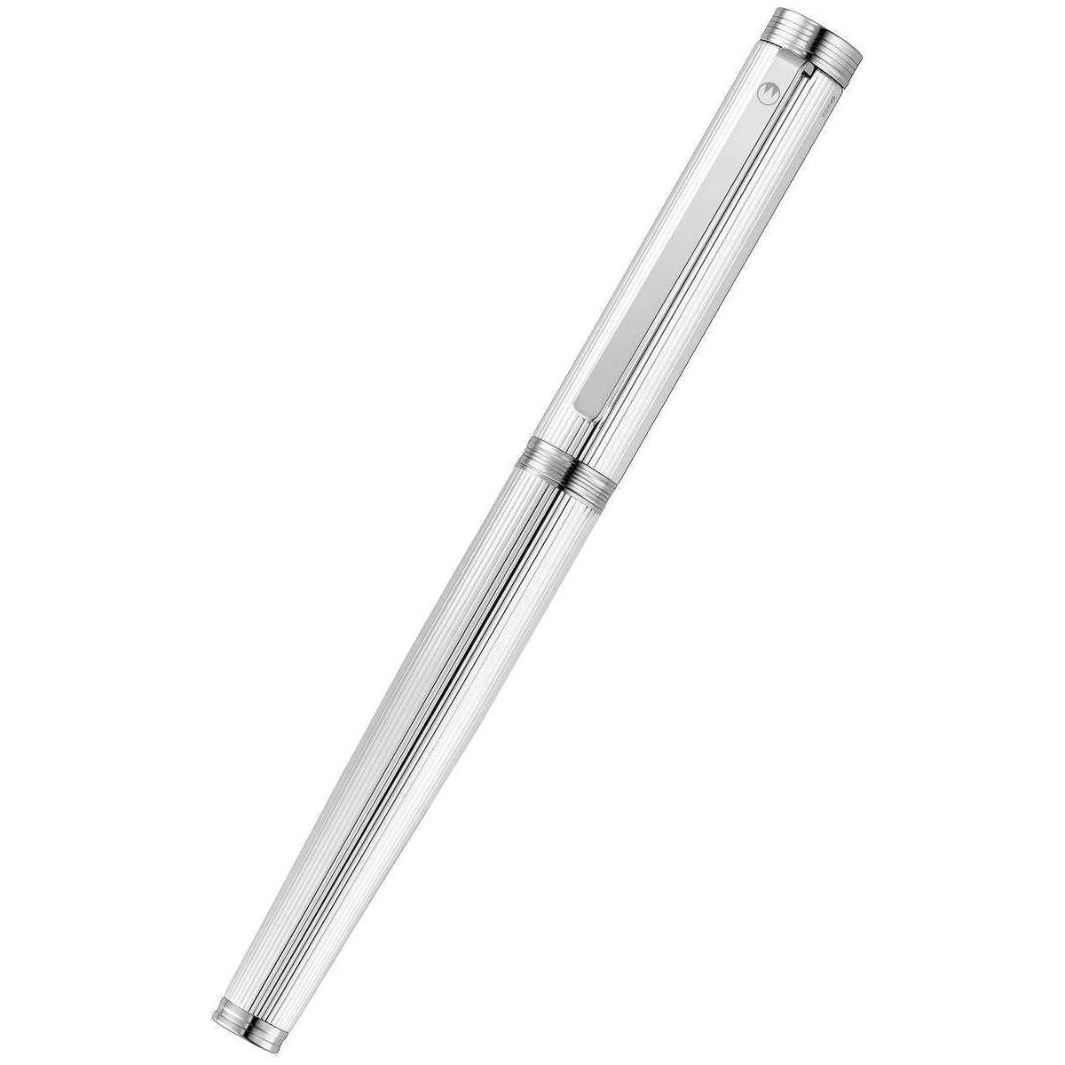 Waldmann Pens Tapio 18ct Gold Nib Fountain Pen - Silver - Image 2