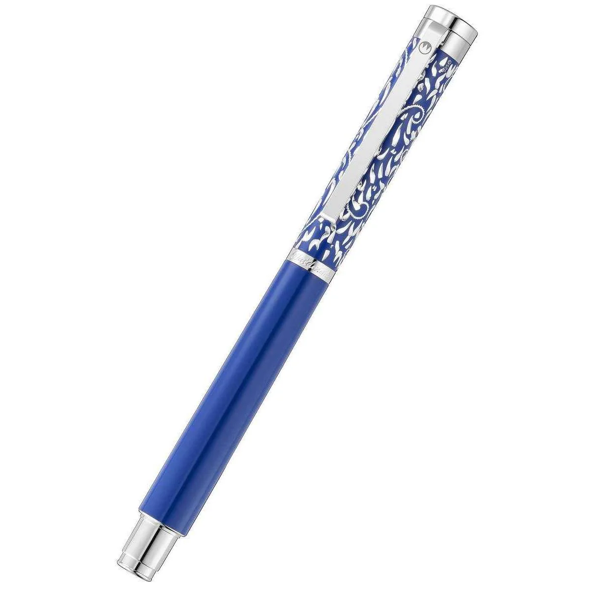 Waldmann Pens Xetra Vienna Special Edition Steel Nib Fountain Pen - Blue/Silver - Image 2