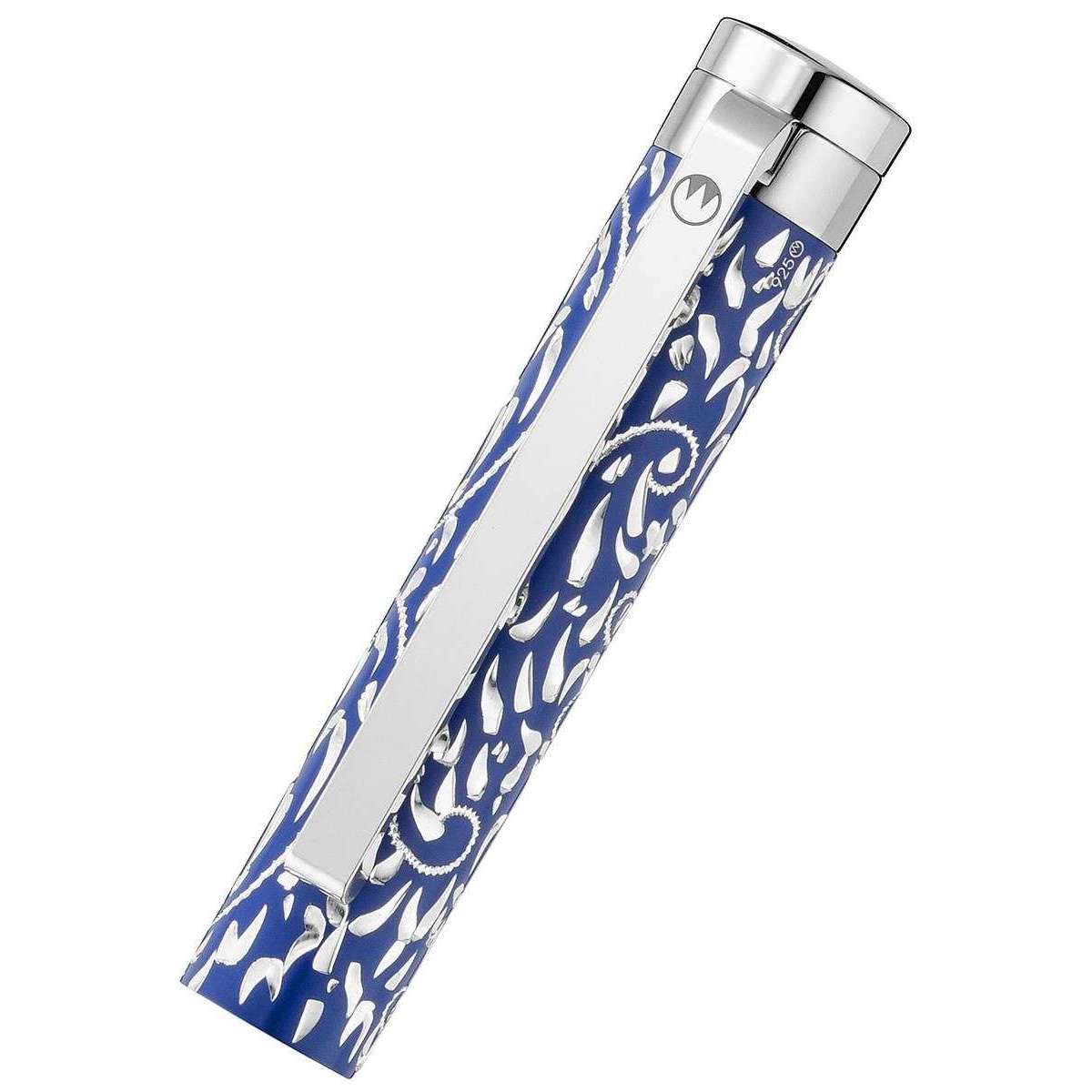 Waldmann Pens Xetra Vienna Special Edition Steel Nib Fountain Pen - Blue/Silver - Image 3