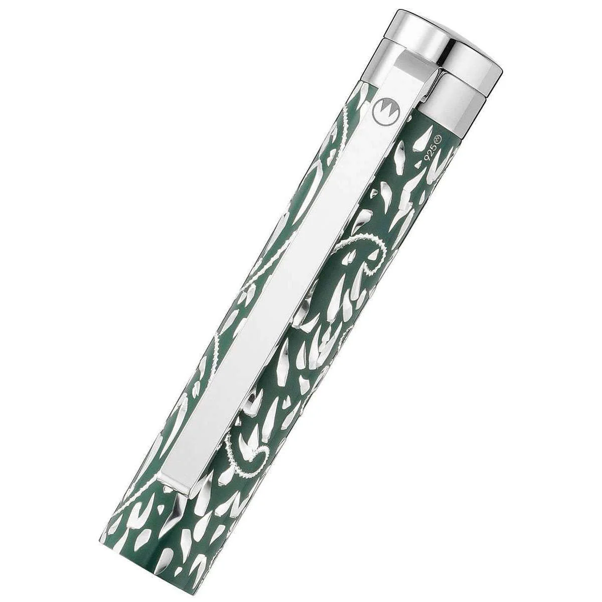 Waldmann Pens Xetra Vienna Special Edition Steel Nib Fountain Pen  - Green/Silver - Image 3