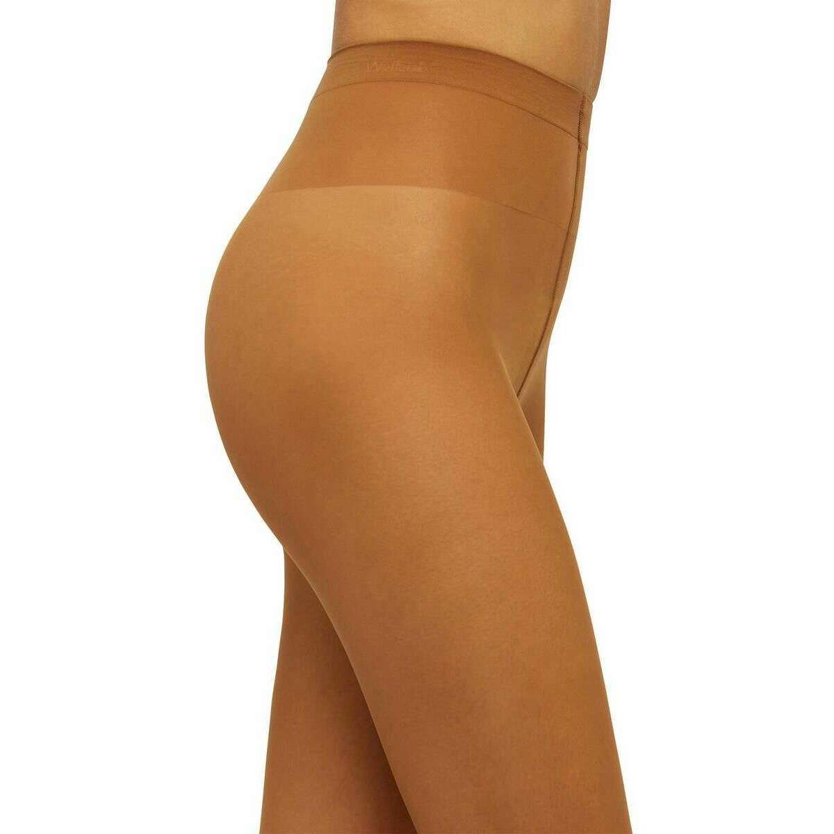 Wolford Individual Ultra Sheer 10 Denier Tights - Honey Brown - Image 3