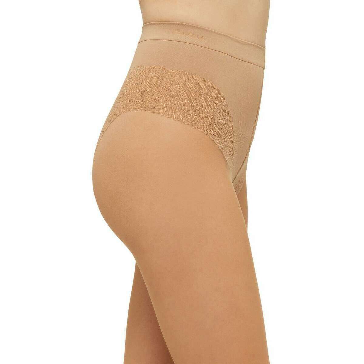 Wolford Tummy Control 20 Denier Tights - Gobi Beige - Image 3