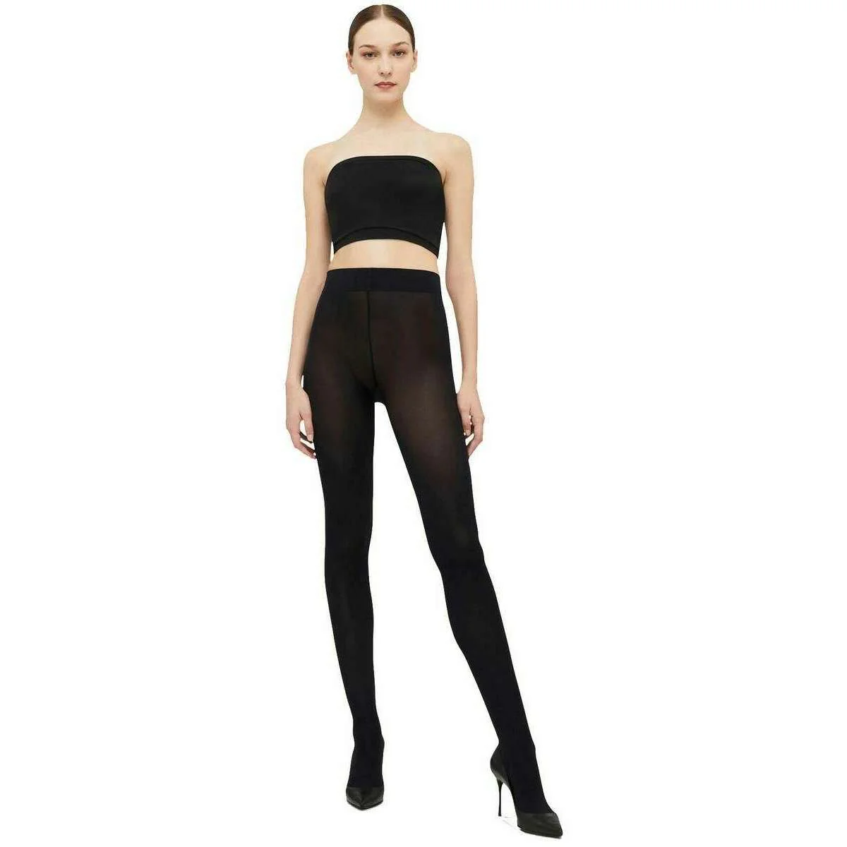 Wolford Velvet De Luxe 66 Denier Tights - Admiral Navy - Image 5