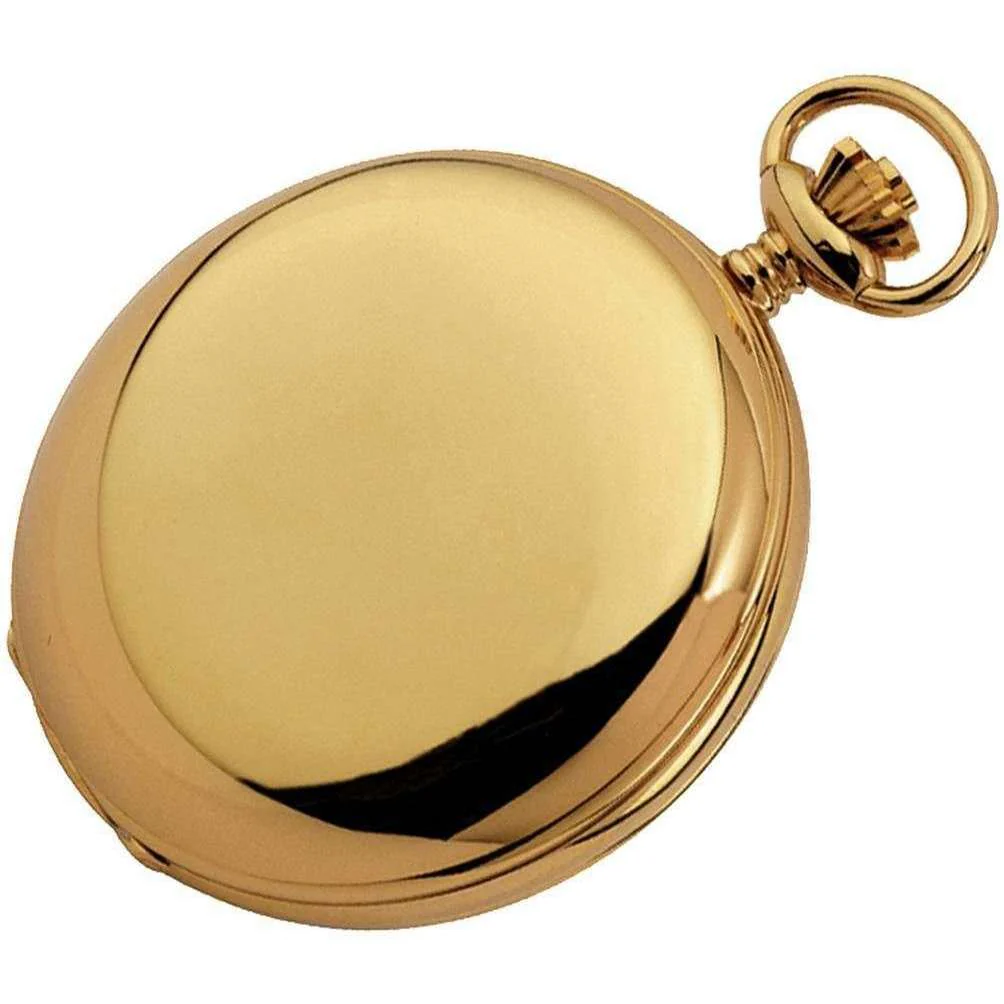 Woodford Full Hunter Gold Plated Pocket Watch - Gold - Image 2