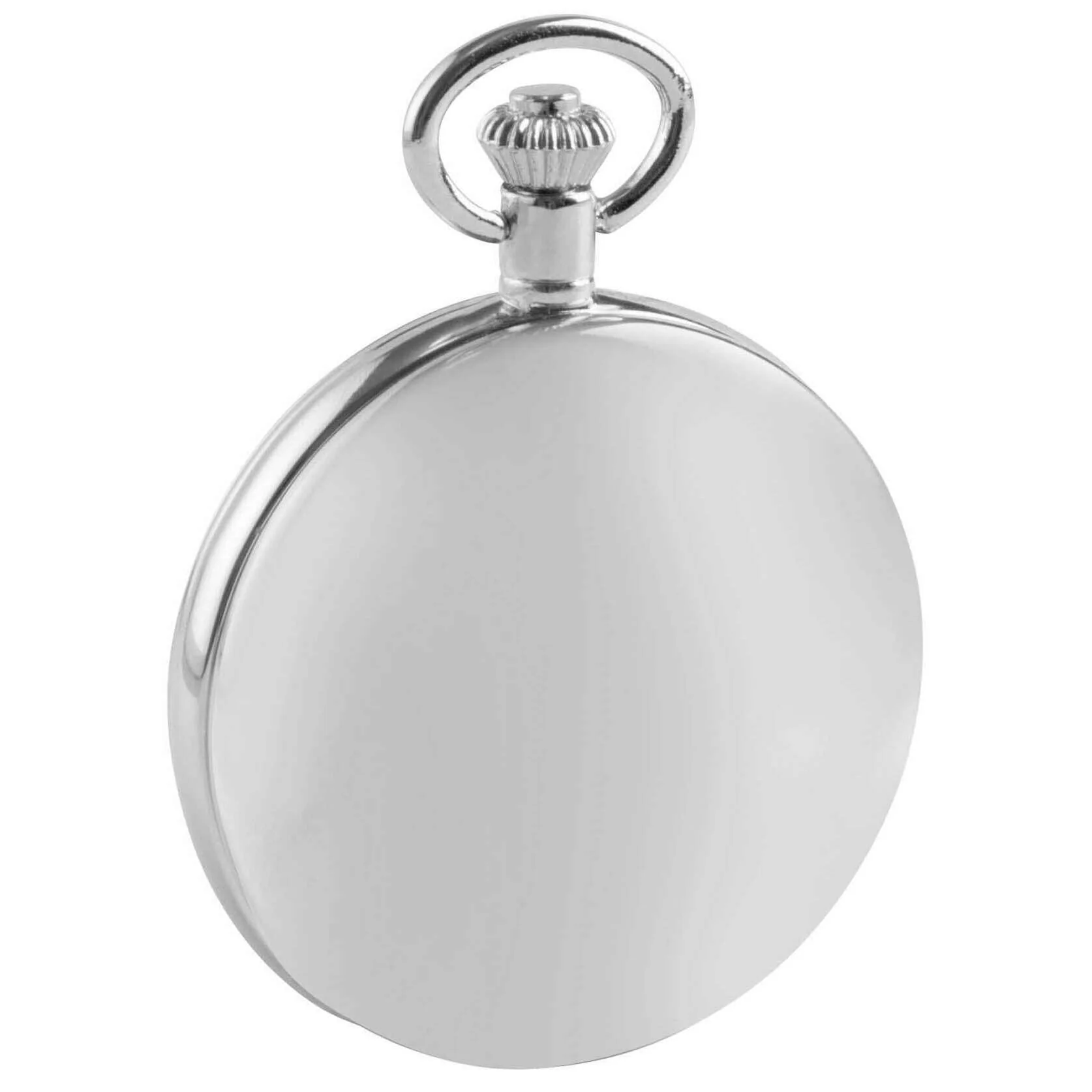 Woodford Mechanical Railway Pocket Watch - Chrome Silver - Image 3