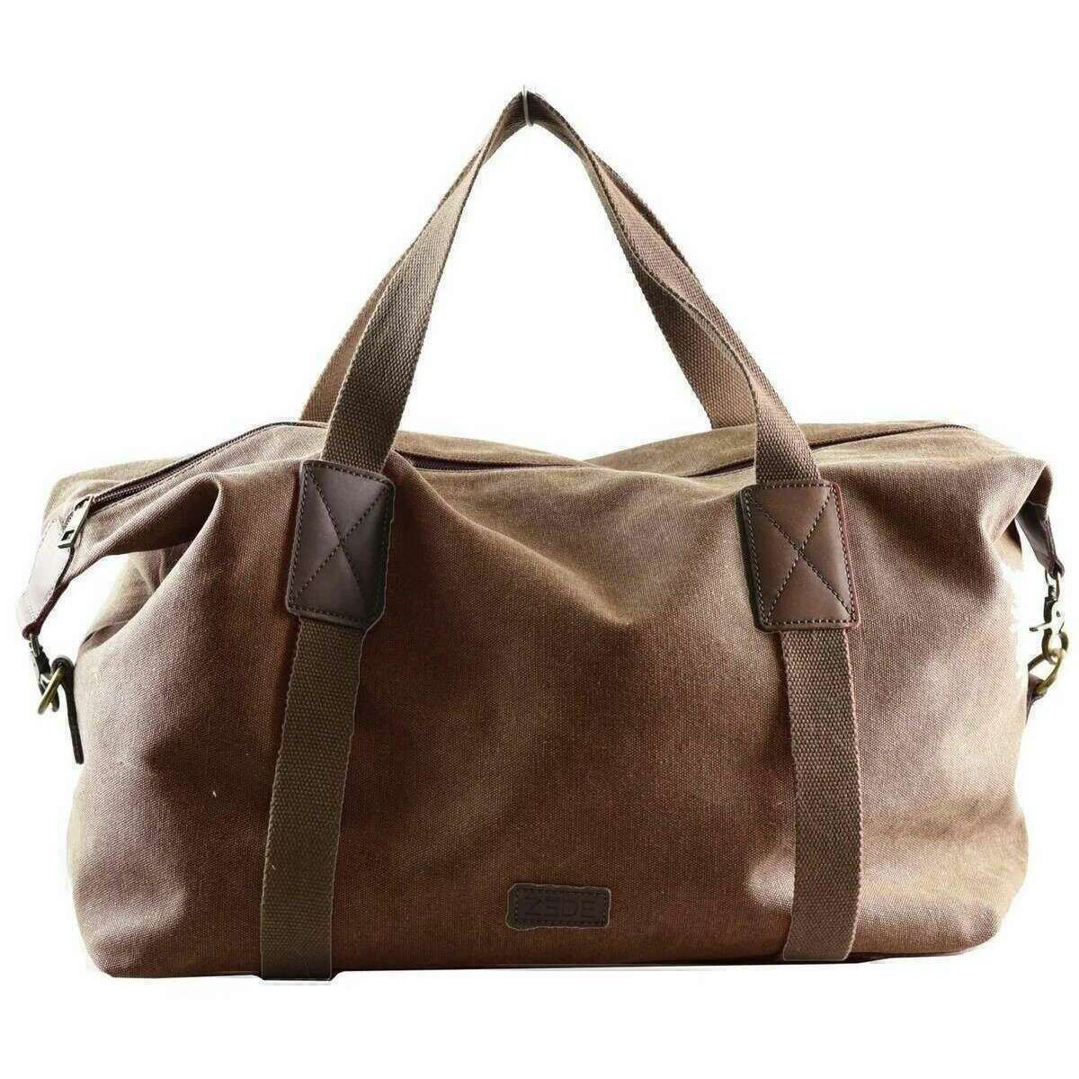 ZEDE East Station Travel Bag - Camel Blue