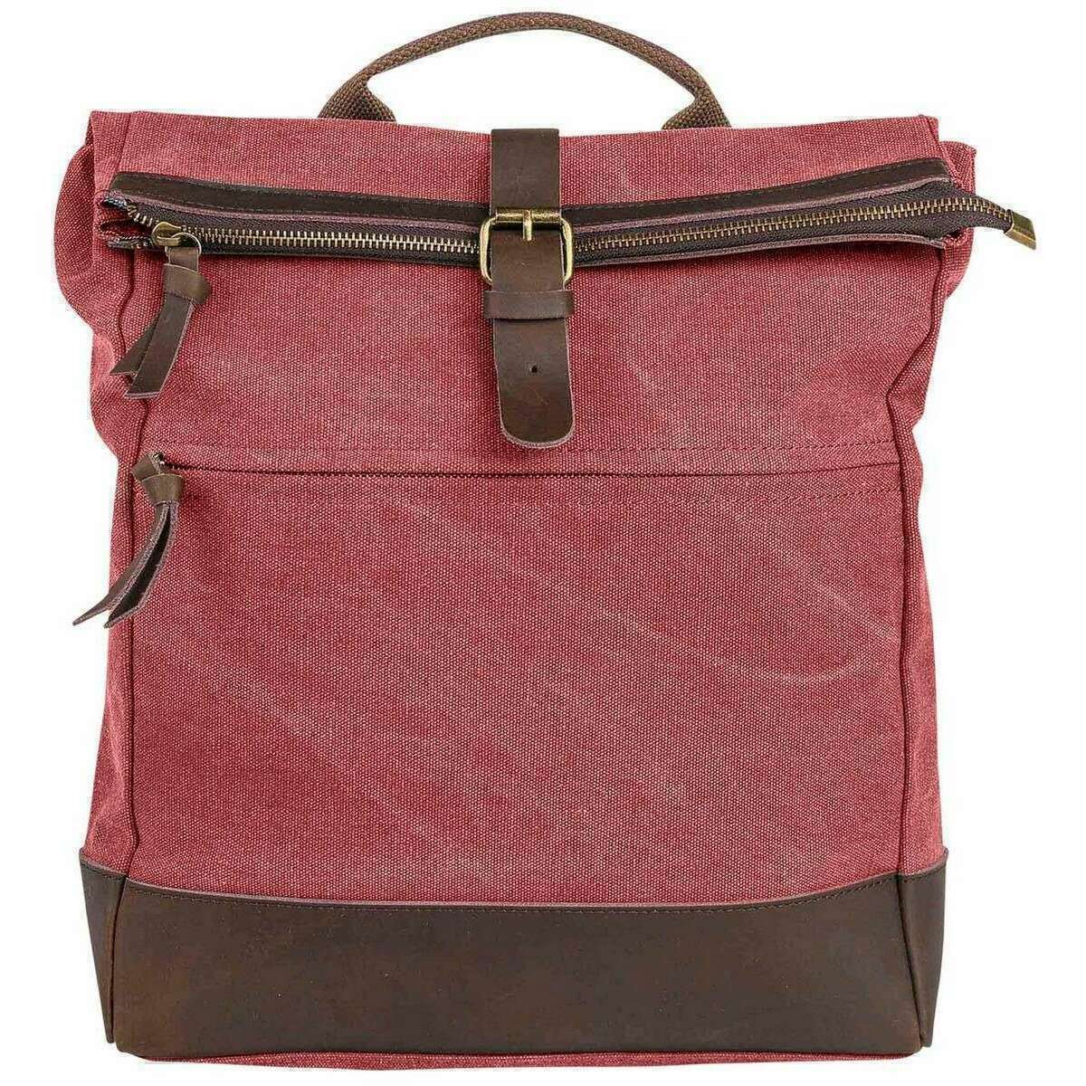 ZEDE Military School Backpack - Bordeaux Burgundy