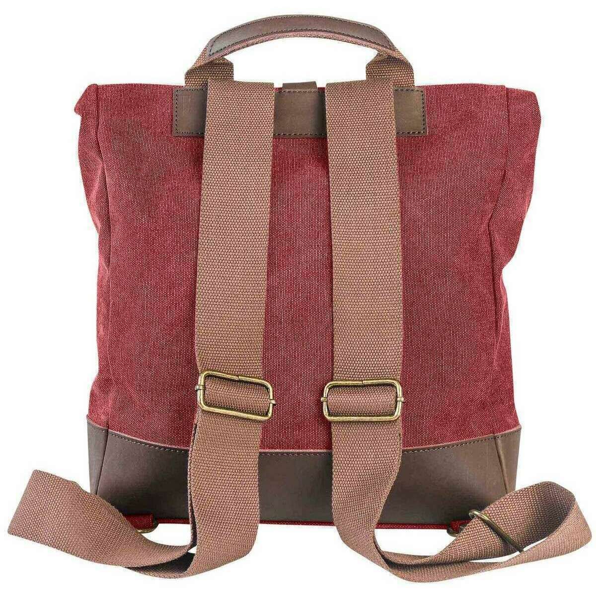 ZEDE Military School Backpack - Bordeaux Burgundy - Image 2