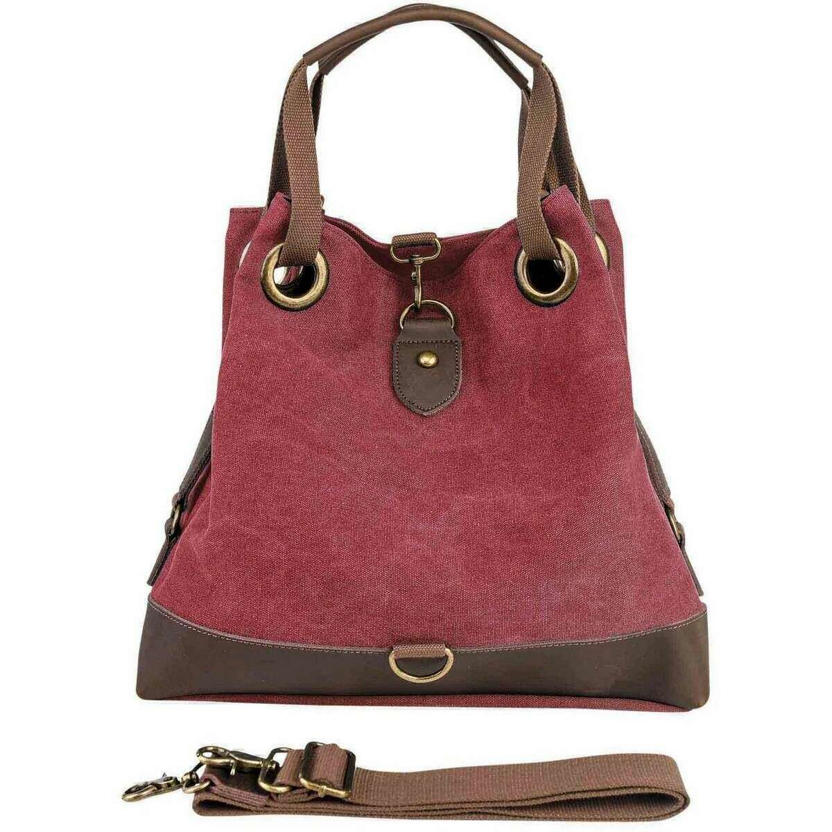 ZEDE Montparnasse Shoulder Bag - Bordeaux Burgundy - Image 2