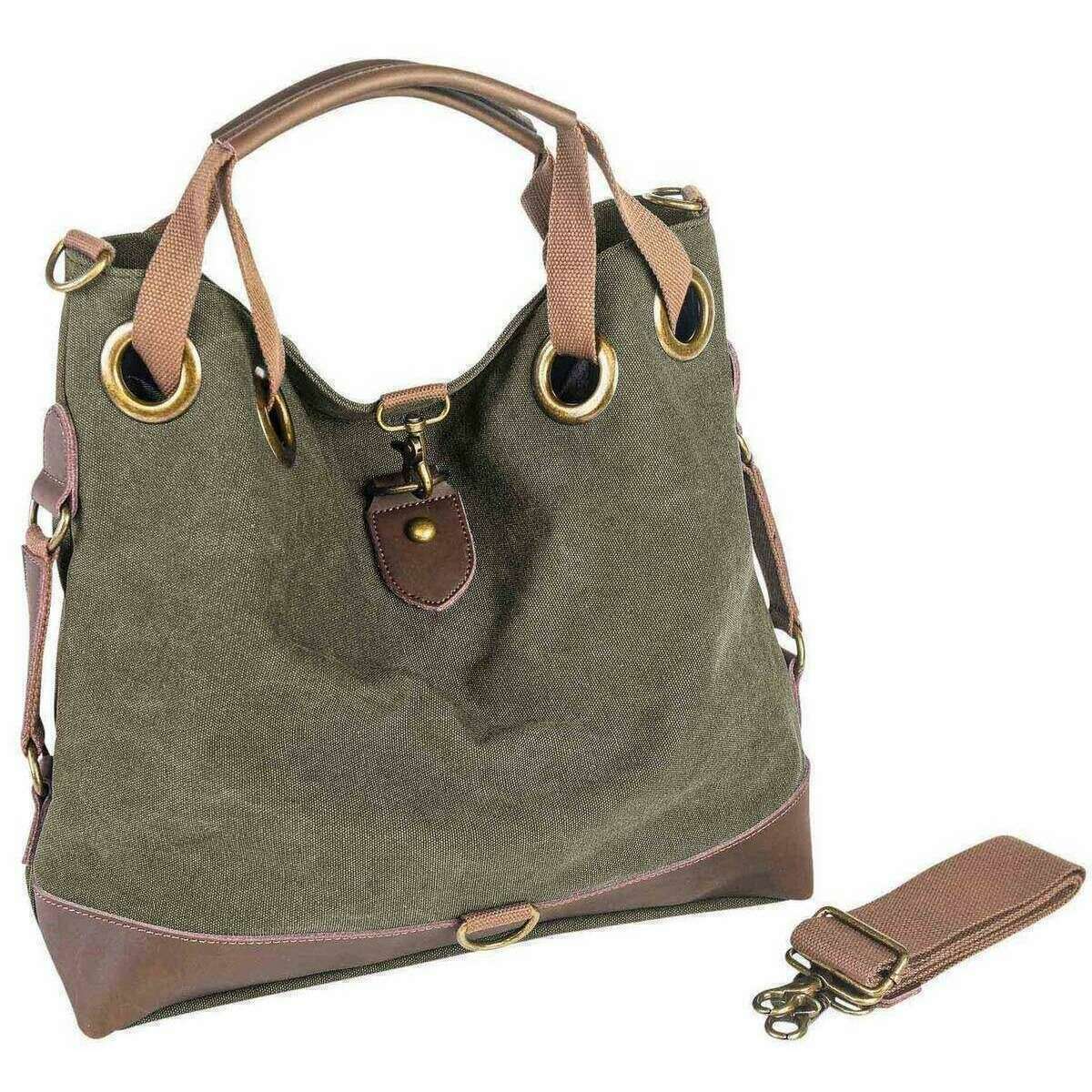 ZEDE Montparnasse Shoulder Bag - Olive Green - Image 3