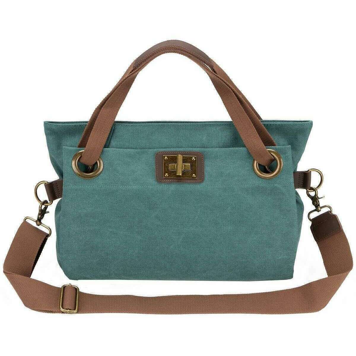 ZEDE Pont Des Arts Medium Cross Body Bag - Vert Green