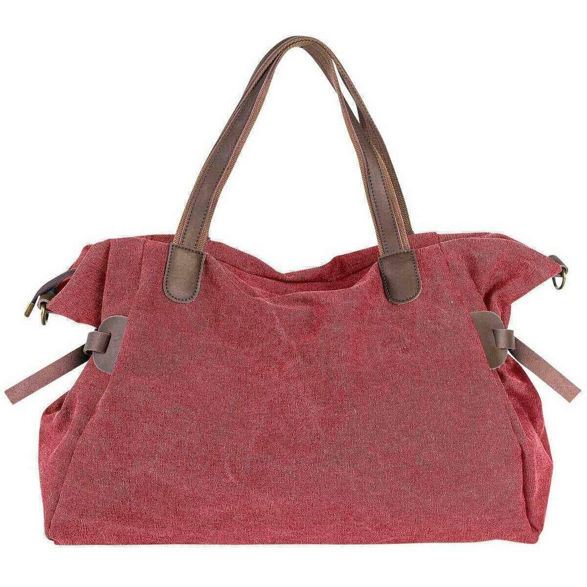 ZEDE Saint Lazare Weekend Bag - Bordeaux Burgundy - Image 2