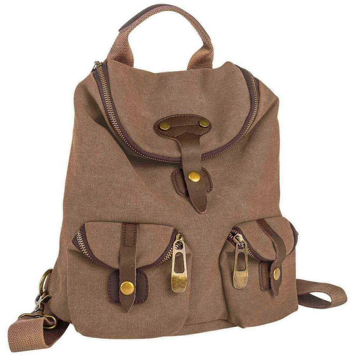 ZEDE Saint Paul Small Backpack - Camel Brown - Image 3