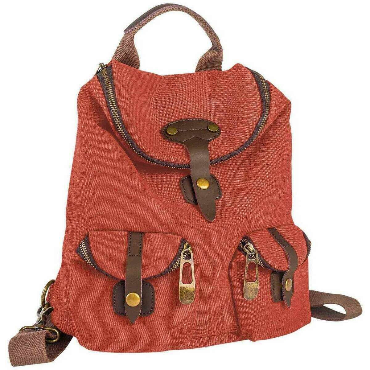 ZEDE Saint Paul Small Backpack - Corail Orange - Image 3