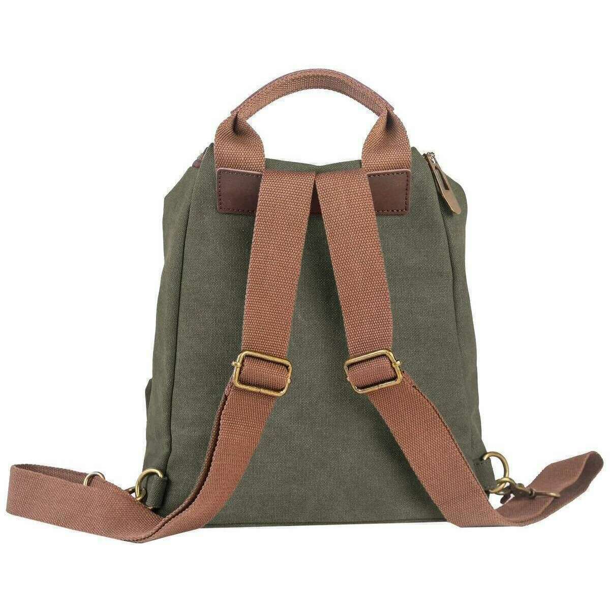 ZEDE Saint Paul Small Backpack - Olive Green - Image 2