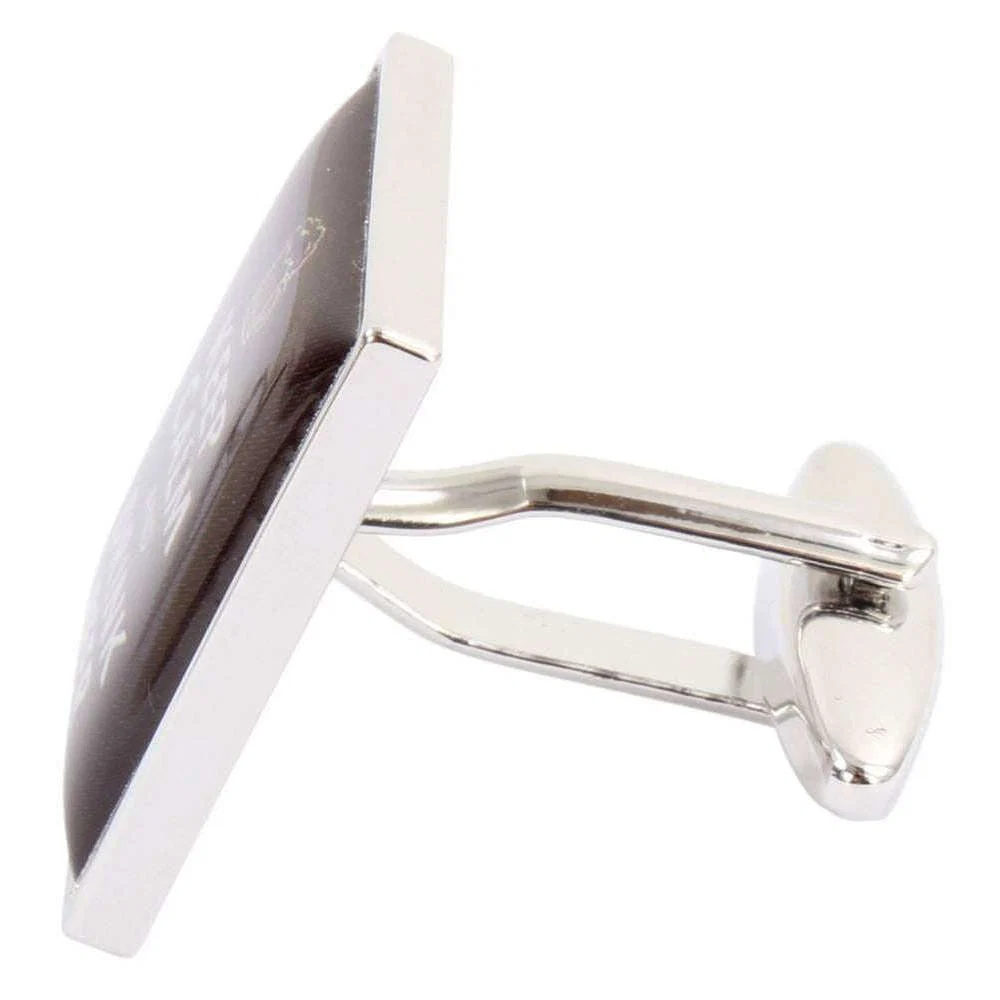 Zennor Keep Calm and Drink Beer Cufflinks - Caramel - Image 5